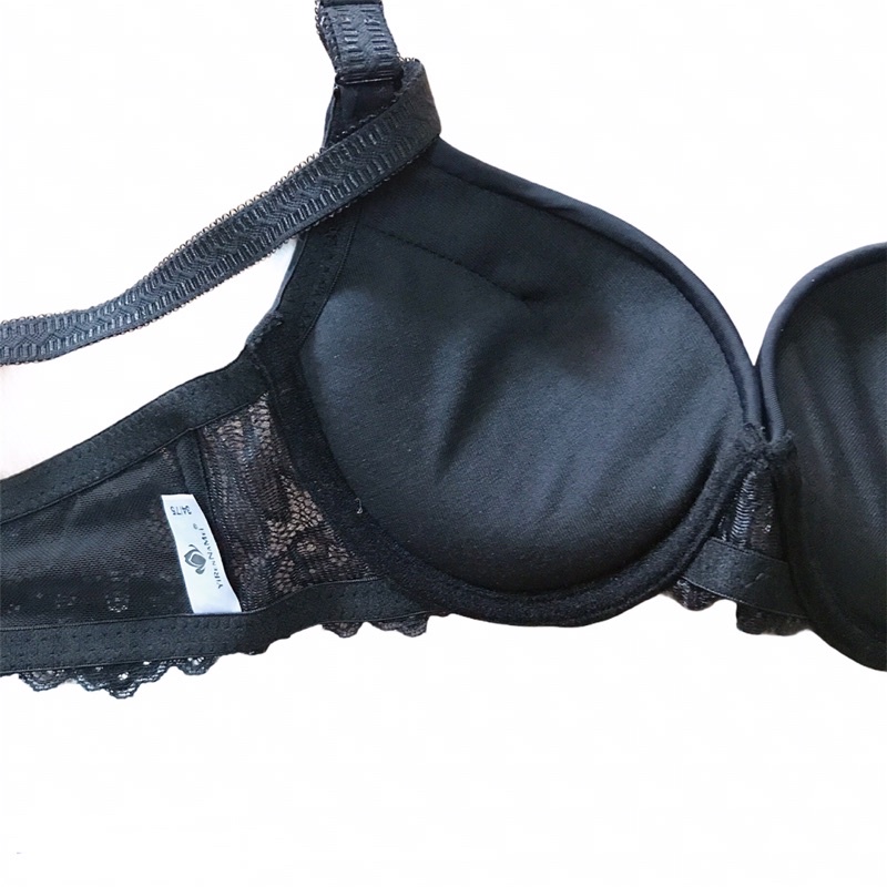 Áo lót nâng ngực quả trơn quai ren