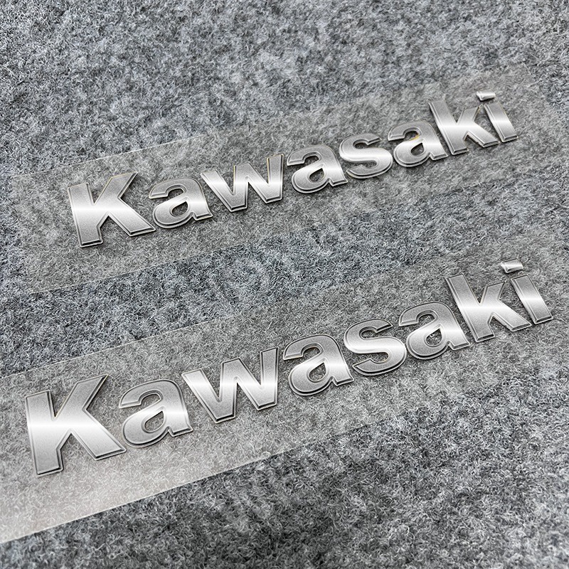 Decal Chữ 3D Nổi Trang Trí Bình Xăng Xe Mô Tô KAWASAKI Ninja 400