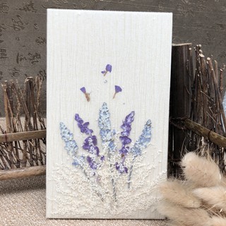 Sổ tay bìa ép hoa khô handmade