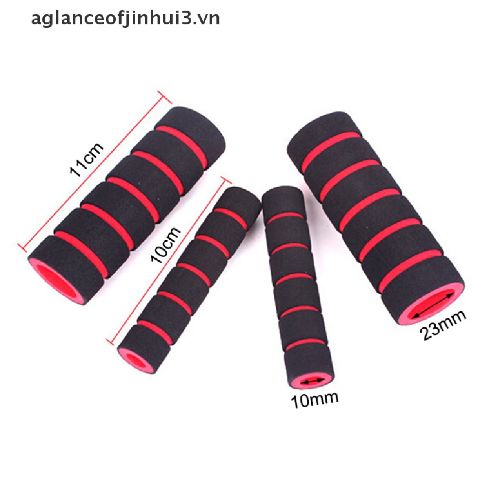 Set 2 Cặp Vỏ Bọc Tay Lái Xe Máy / Xe Đạp Bằng Bọt Biển Mềm Mại Tiện Dụng