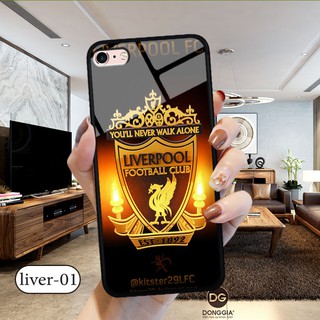 Ốp lưng kính 3D iPhone 6 Plus hình đội bóng