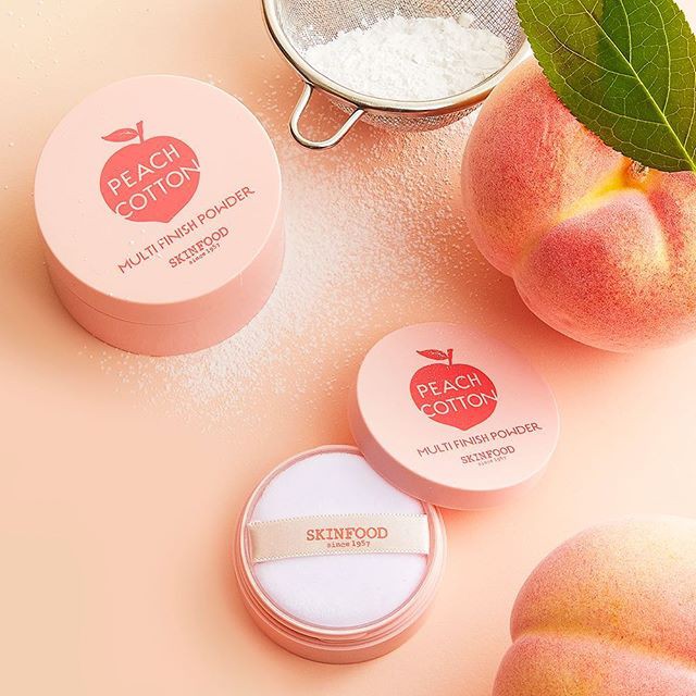 PHẤN PHỦ PEACH COTTON MULTI FINISH POWDER (mẫu mới 2019)