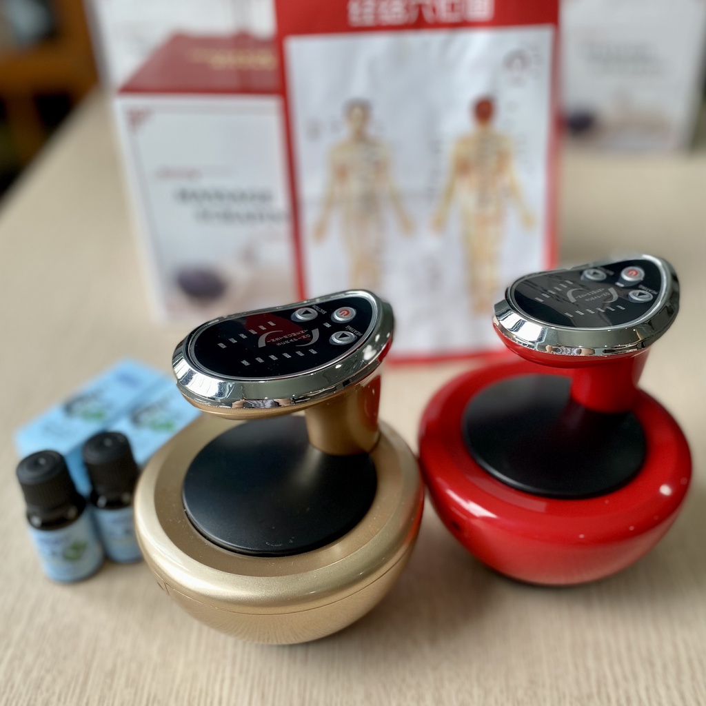 Máy Cạo Gió Giác Hơi Điện Tử Hồng Ngoại Cao Cấp [Tặng Kèm Tinh Dầu Giác Hơi], Xua Tan Mệt Mỏi - CÓ DÂY