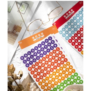 STICKER CHỮ CÁI - COMBO 48 TỆP