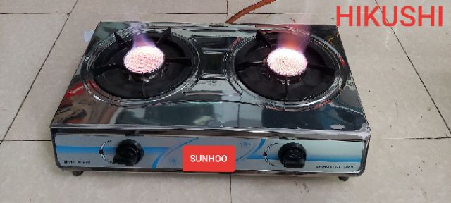 Bếp Ga Đôi Inox Hồng Ngoại HIKUSHI.FUTASHITiết Kiệm 30%GAS