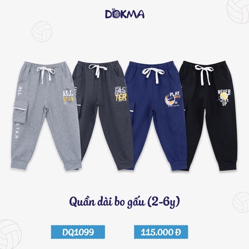Quần dài bo gấu túi hộp Bé Trai chất đẹp(2-6y)