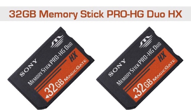 [Mã 159ELSALE hoàn 7% đơn 300K] Thẻ nhớ Memory Stick Pro HX Duo 32GB Sony ,Bảo Hành 60 tháng
