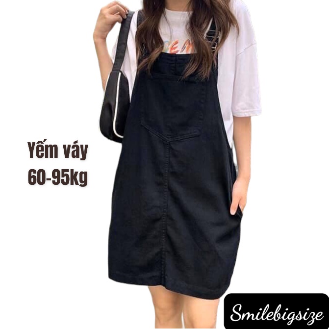 Yếm Váy Kaki Jean Bigsize không giãn YVD16 55-95kg Smilebigsize