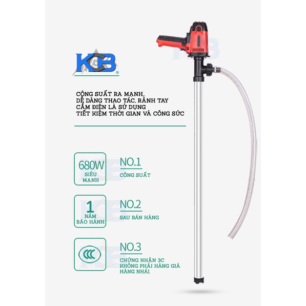 Bơm dầu điện 220V- A08 KCB - Công suất 850W