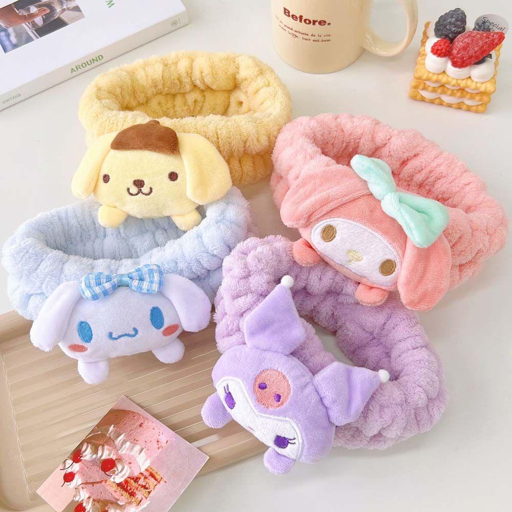 MXGOODS Băng Đô Nhung Họa Tiết Hoạt Hình Xinh Xắn Dành Cho Nữ