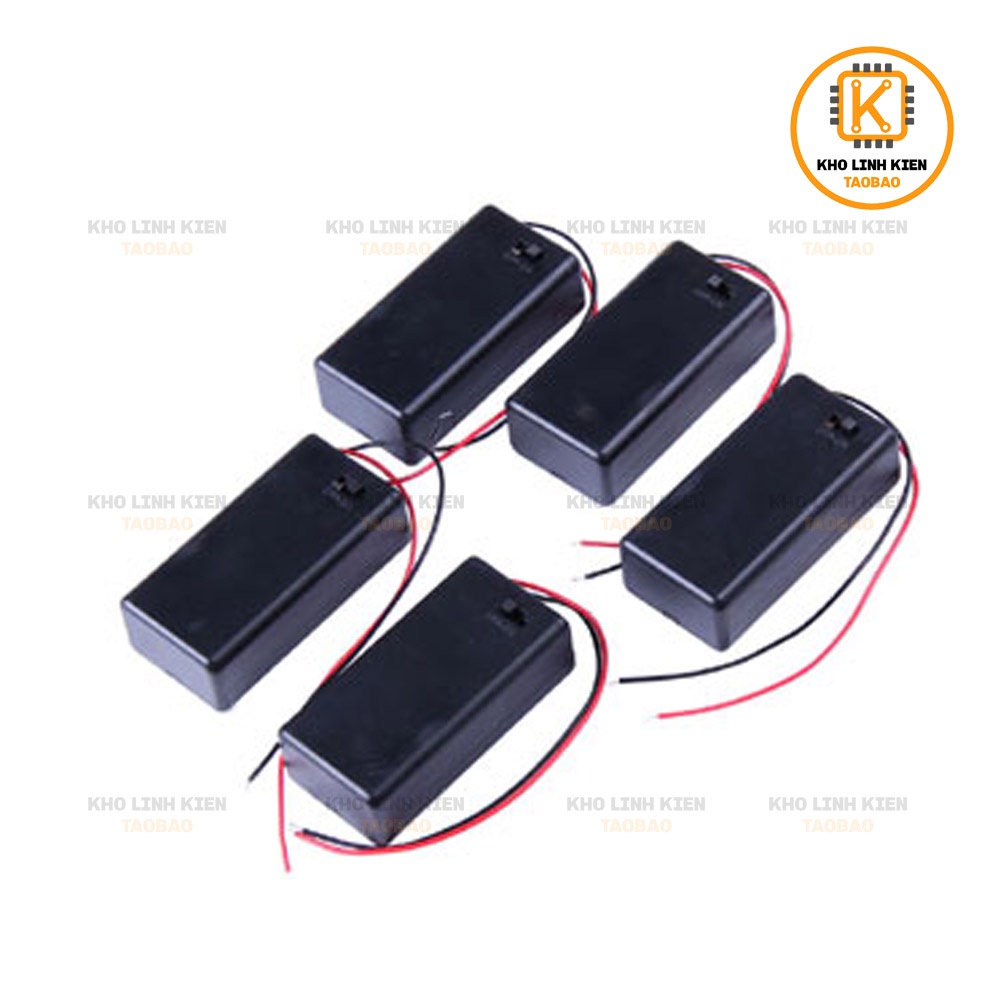 Hộp Đế Pin 9V Khay Chứa Pin  9V Các Loại