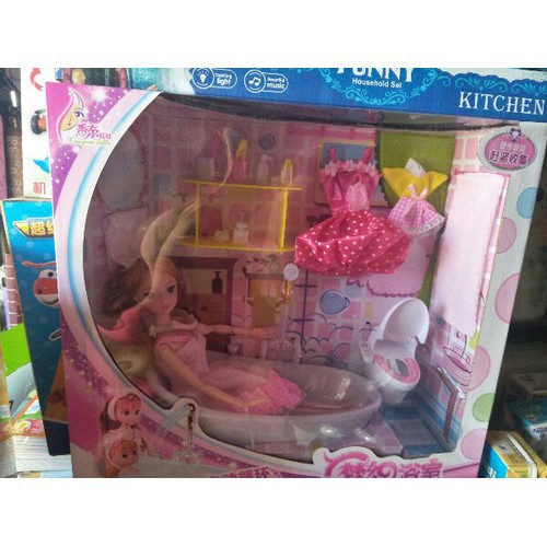 Bộ búp bê bồn tắm