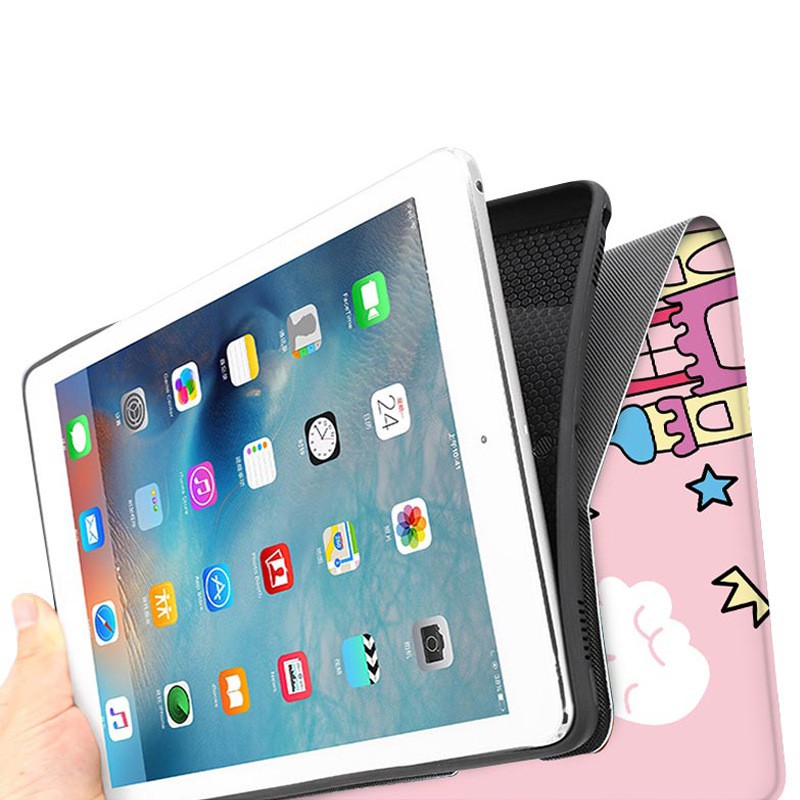 Bao Da iPad Air 4 (10.9 inch),Ốp iPad Air 4 In Hoạt Hình Cực Chất