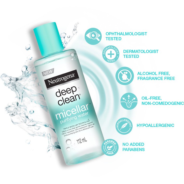 Nước Tẩy Trang NEUTROGENA Deep Clean Micellar Purifying Water 400ml