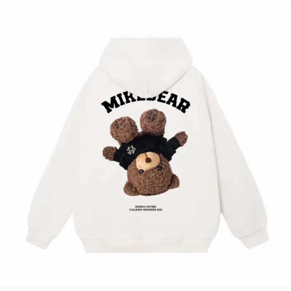 Áo Khoác Nỉ Cổ Trùm Đầu - Thời Trang Hottrend Ấm Áp -Logo BEAR con gấu Cực Xịn cho các bạn trẻ HB