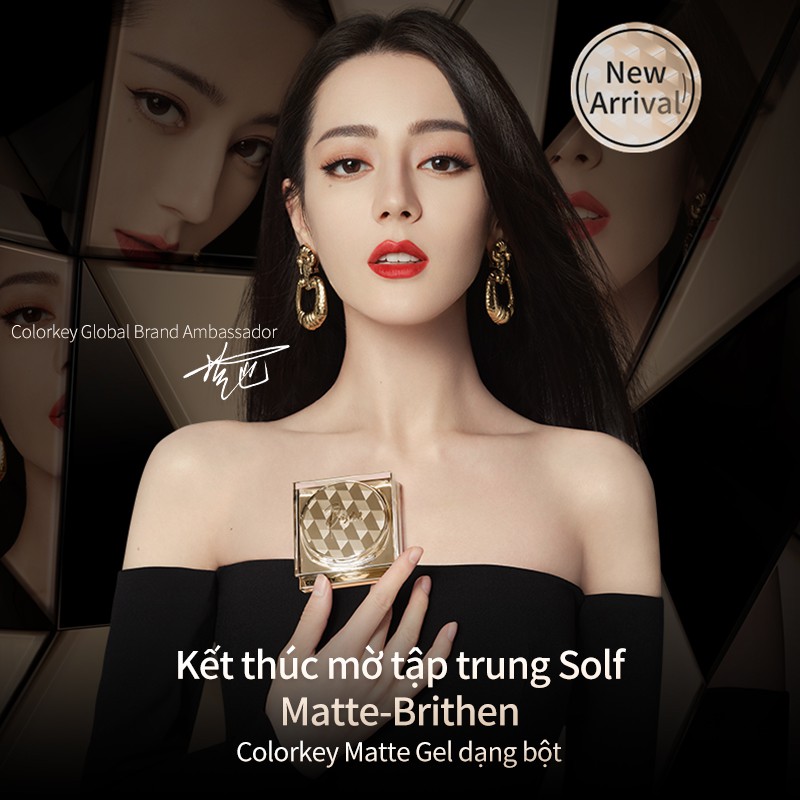 Phấn Phủ Dạng Bột Colorkey Kết Cấu Lì Trang Điểm Làm Sáng Da Mặt Kiềm Dầu Chống Mồ Hôi 3 Màu Lựa Chọn 7g | BigBuy360 - bigbuy360.vn