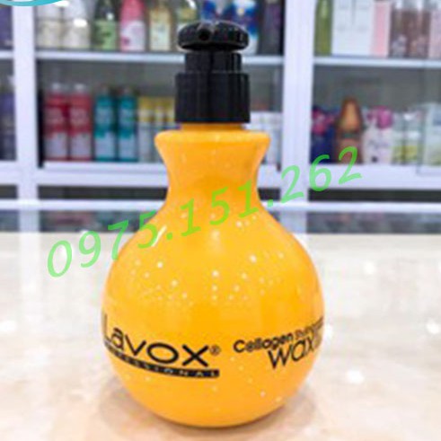 WAX GIỮ NẾP TÓC LAVOX COLLAGEN MÀU VÀNG 300ML