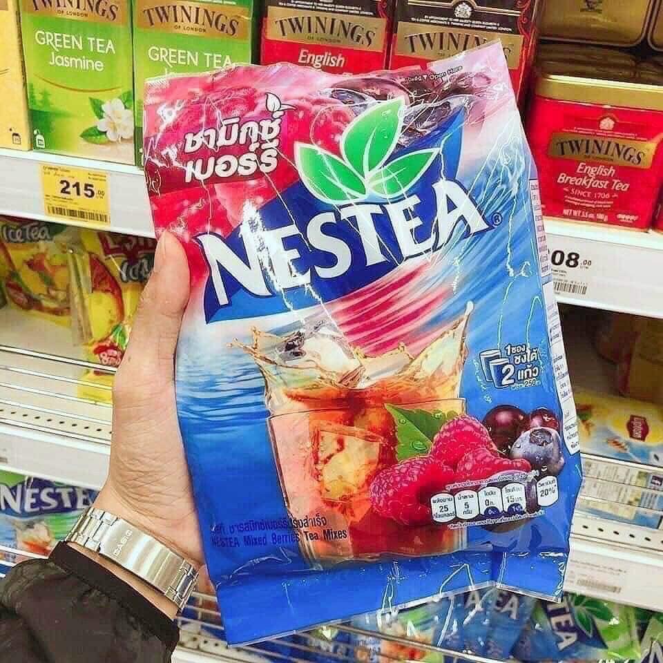 01 gói lẻ Nestea dâu rừng Thái Lan siêu hot mát lạnh giải nhiệt mùa hè