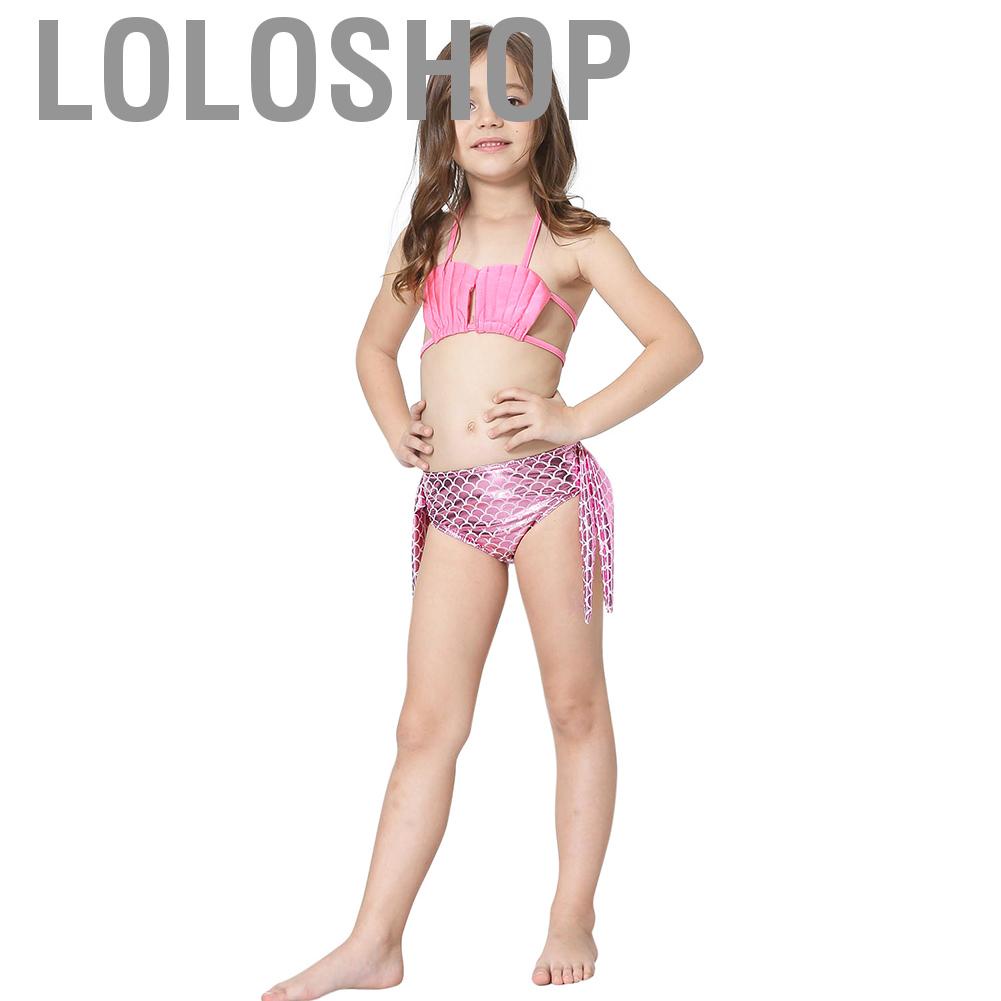 Bộ Đồ Bơi 3 Món Hình Đuôi Nàng Tiên Cá Cho Bé Gái | BigBuy360 - bigbuy360.vn