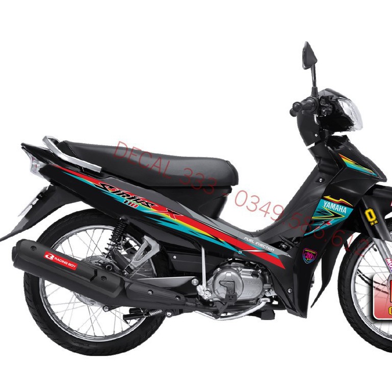 Tem Rời SIRIUS XANH LỤC ĐỎ ĐEN 892443 (Tem Chế 3 Lớp Chống Phai Màu)