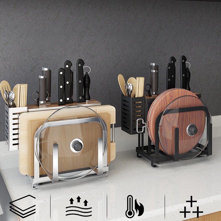 [BẢO HÀNH 5 NĂM] Kệ dao thớt thép, inox Kava, đồ dùng bếp KAVA | BigBuy360 - bigbuy360.vn