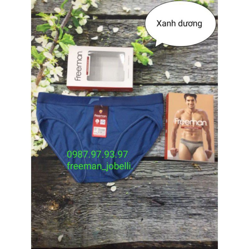 QUẦN LÓT NAM Freeman 6036 - Quần Sịp Cotton 4 Chiều (Giá Cty 69k- bán lẻ 41k) [Hình Thật + Video]