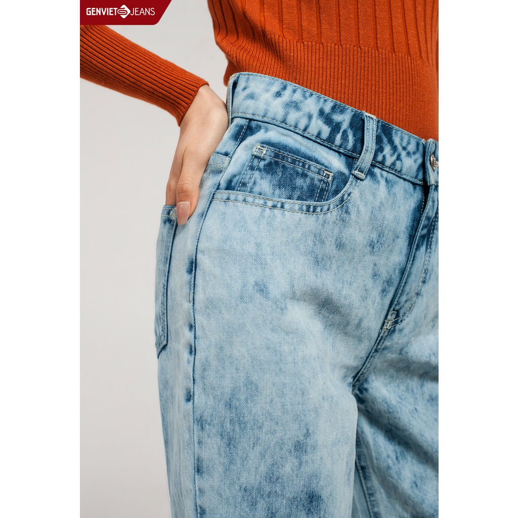 Quần Dài Jeans Nữ GENVIET XQ124J1751