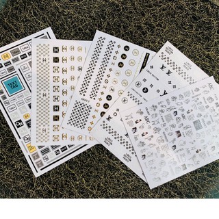 Sticker miếng dán móng tay , nail sticker trang trí