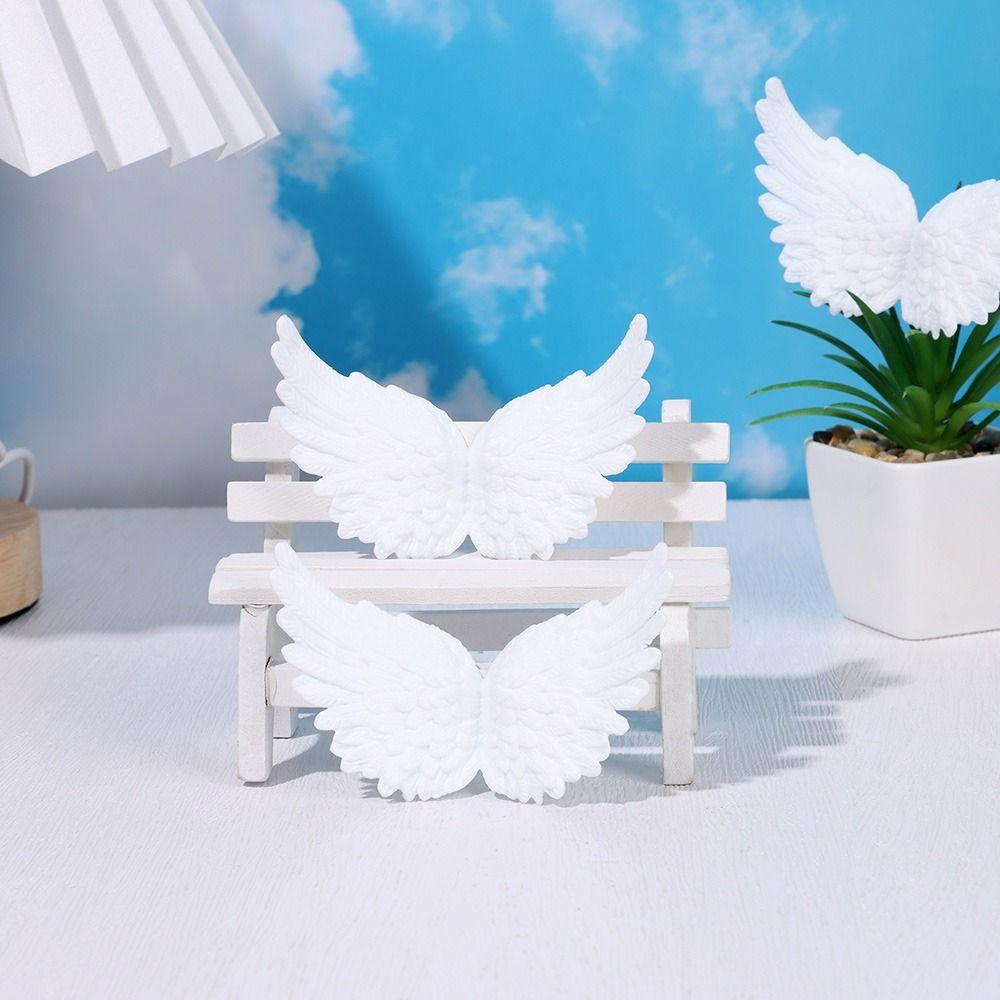 KUNHEV Set 36 Đôi Cánh Thiên Thần Bằng Nhựa Dùng Trang Trí Bánh Kem Sinh Nhật DIY