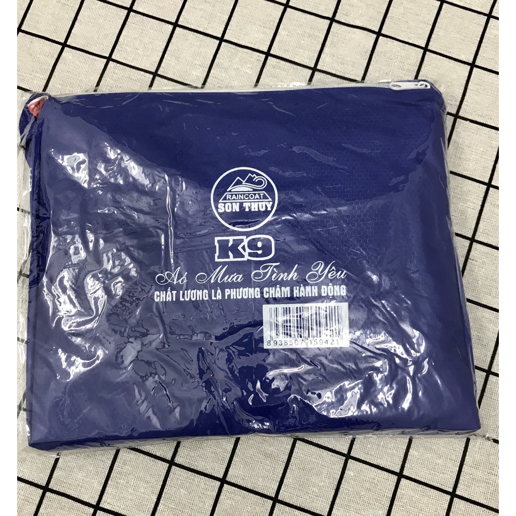 Áo mưa siêu bền K9 chính hãng Sơn Thủy 2 đầu