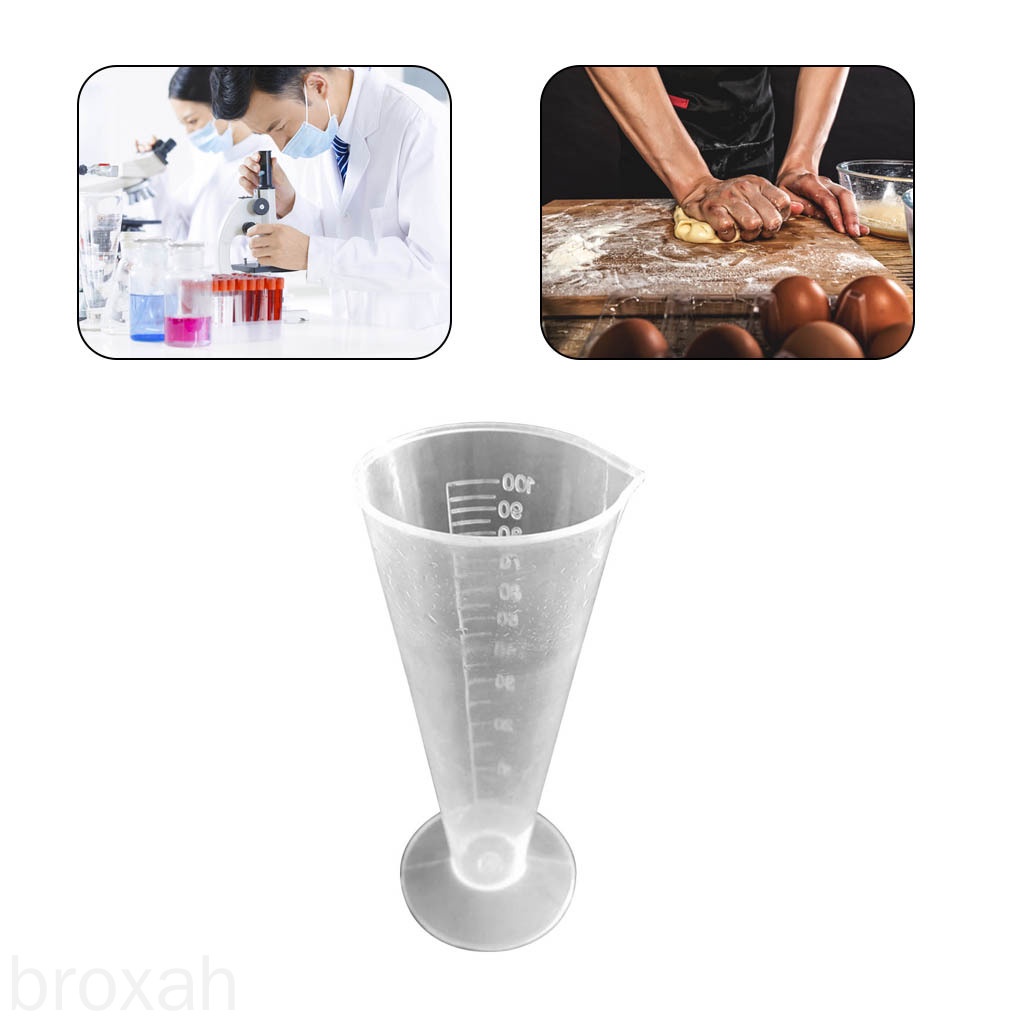 Cốc đo lường bằng nhựa tiện dụng cho phòng thí nghiệm
