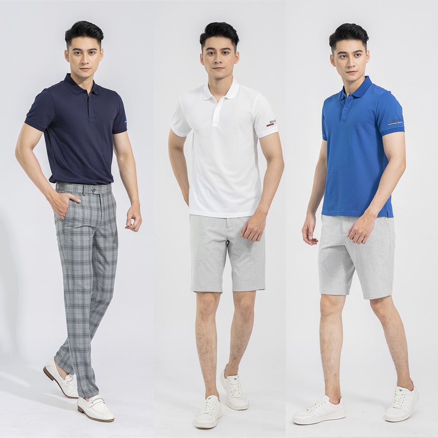 Áo Thun Nam Có Cổ Aristino APS026S1 Polo Nam Ngắn Tay Ba Màu Trơn Lựa Chọn Vải Cotton Cao Cấp Dáng Suông Nhẹ Thể Thao