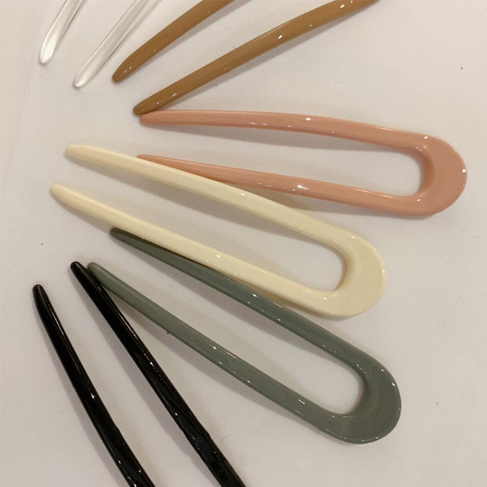 Trâm Cài Tóc Bằng Acrylic Kiểu Hình Học Đơn Giản Phong Cách Vintage Cho Nữ BERNARDO