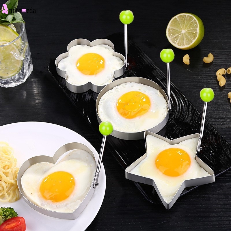 1/4 Khuôn Chiên Trứng Bằng Thép Không Gỉ Hình Trái Tim