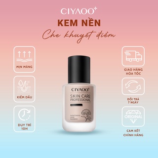 Kem Nền Che Khuyết Điểm CIYAOO 💝FREESHIP💝 Cho Da Dầu Dưỡng Ẩm Lâu Trôi 30ml