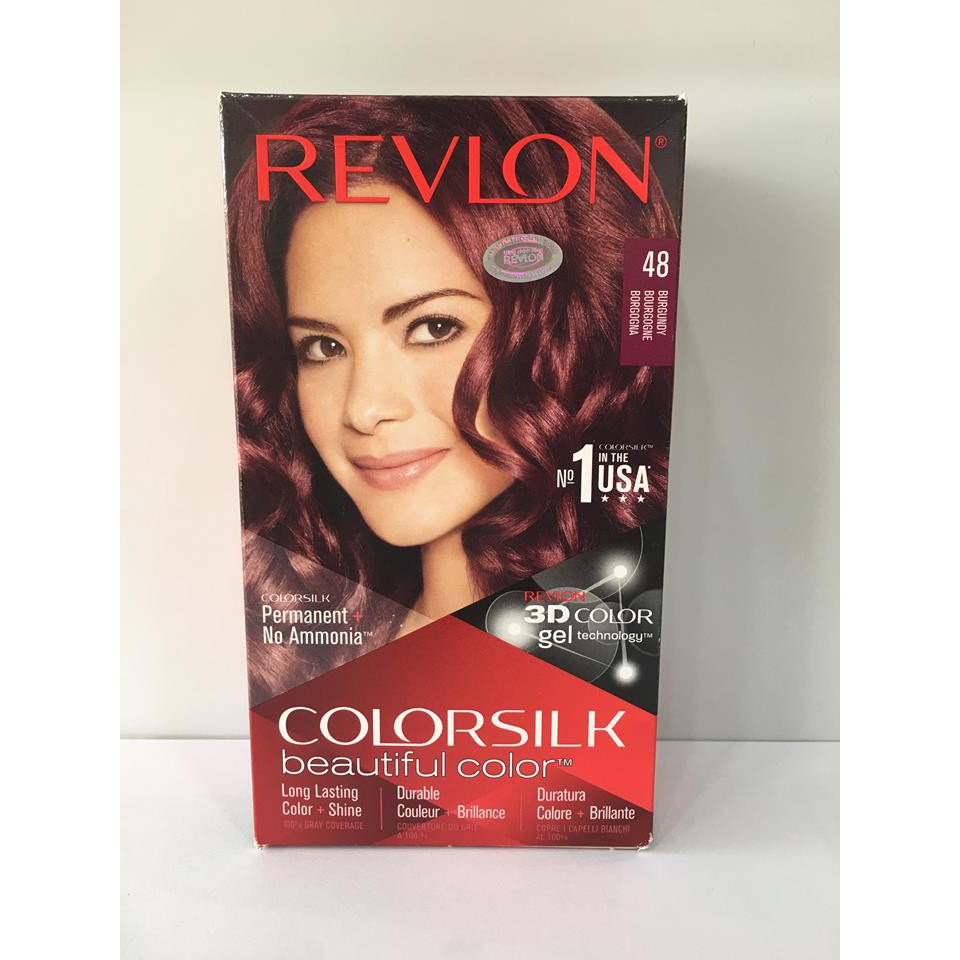 Thuốc nhuộm tóc Revlon Colorsilk Màu 48 ( đỏ ánh tím )