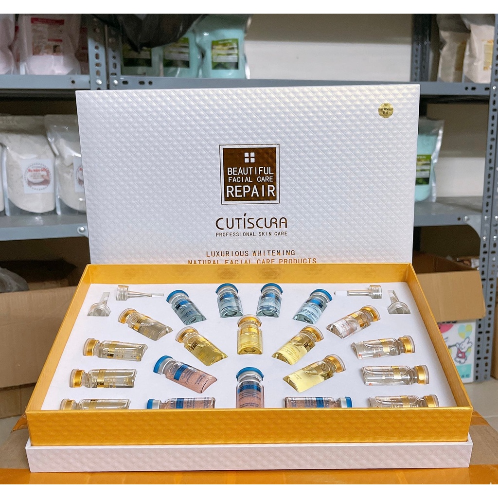 Tế bào gốc Cutiscura mờ mụn, trắng da, trẻ hoá, nám