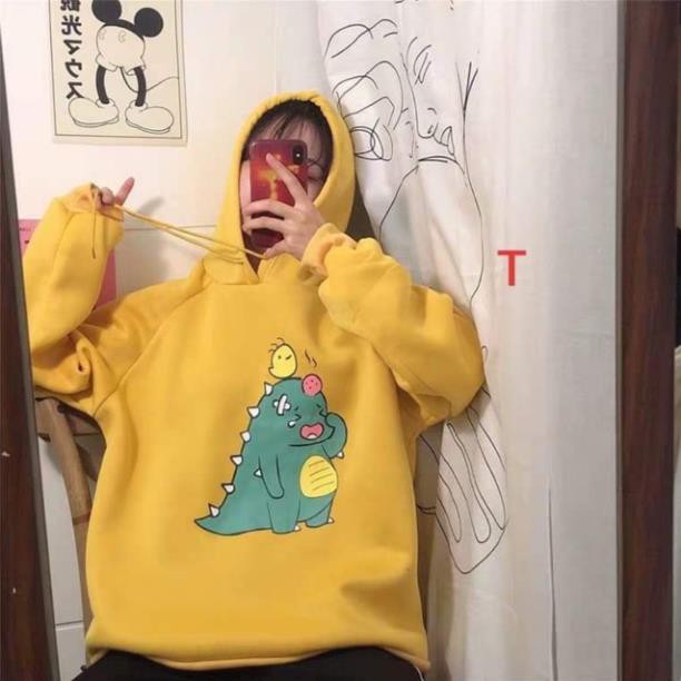 CHUYÊN SỈ Áo Hoodie khủng long khóc