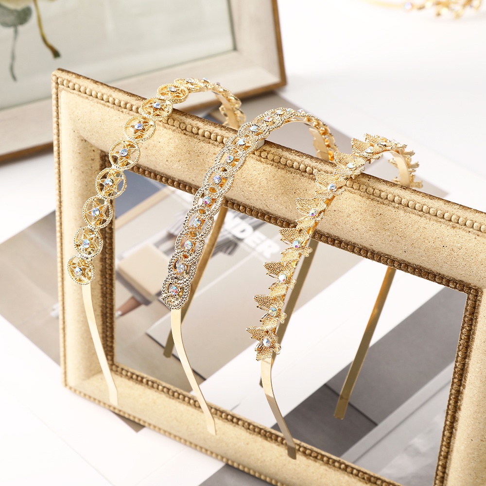 Cài tóc Haimeikang thời trang đính đá hợp kim sang trọng