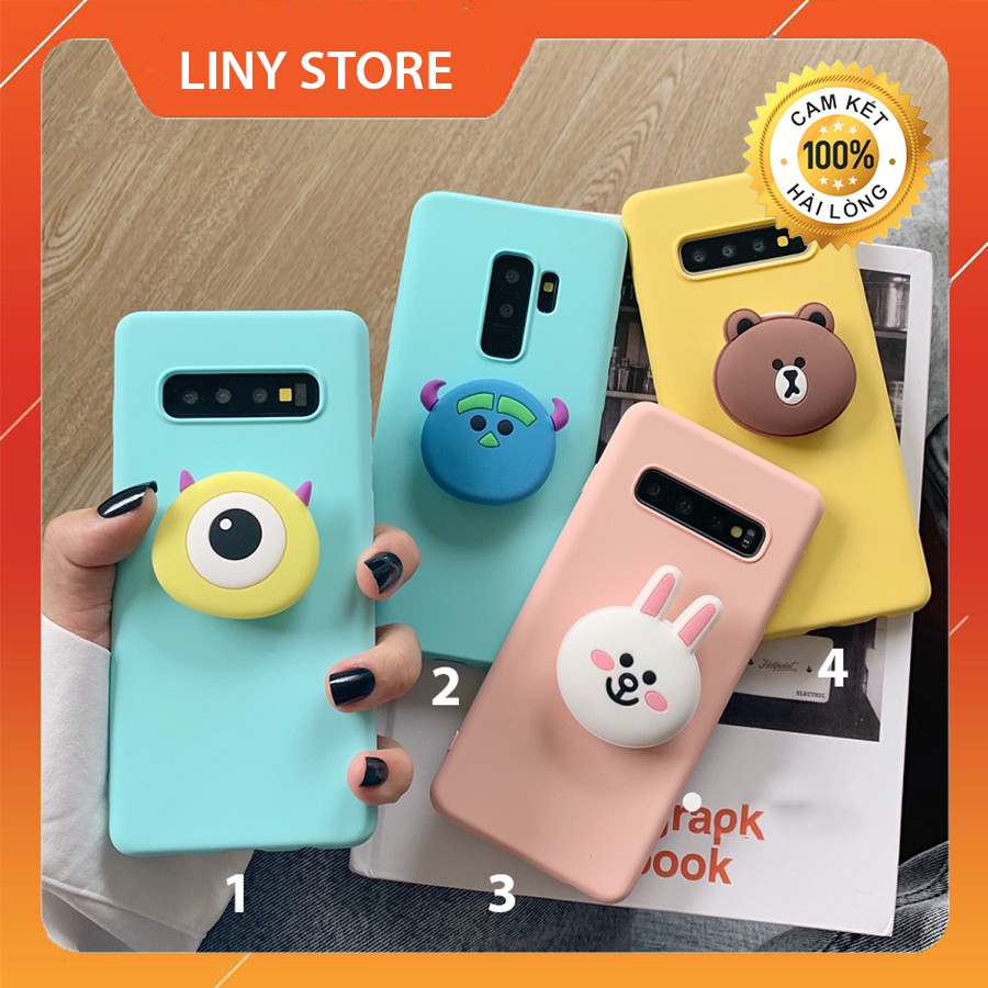 Ốp điện thoại Samsung 3 màu nổi bật chất liệu cao cấp - Tặng kèm Popsocket