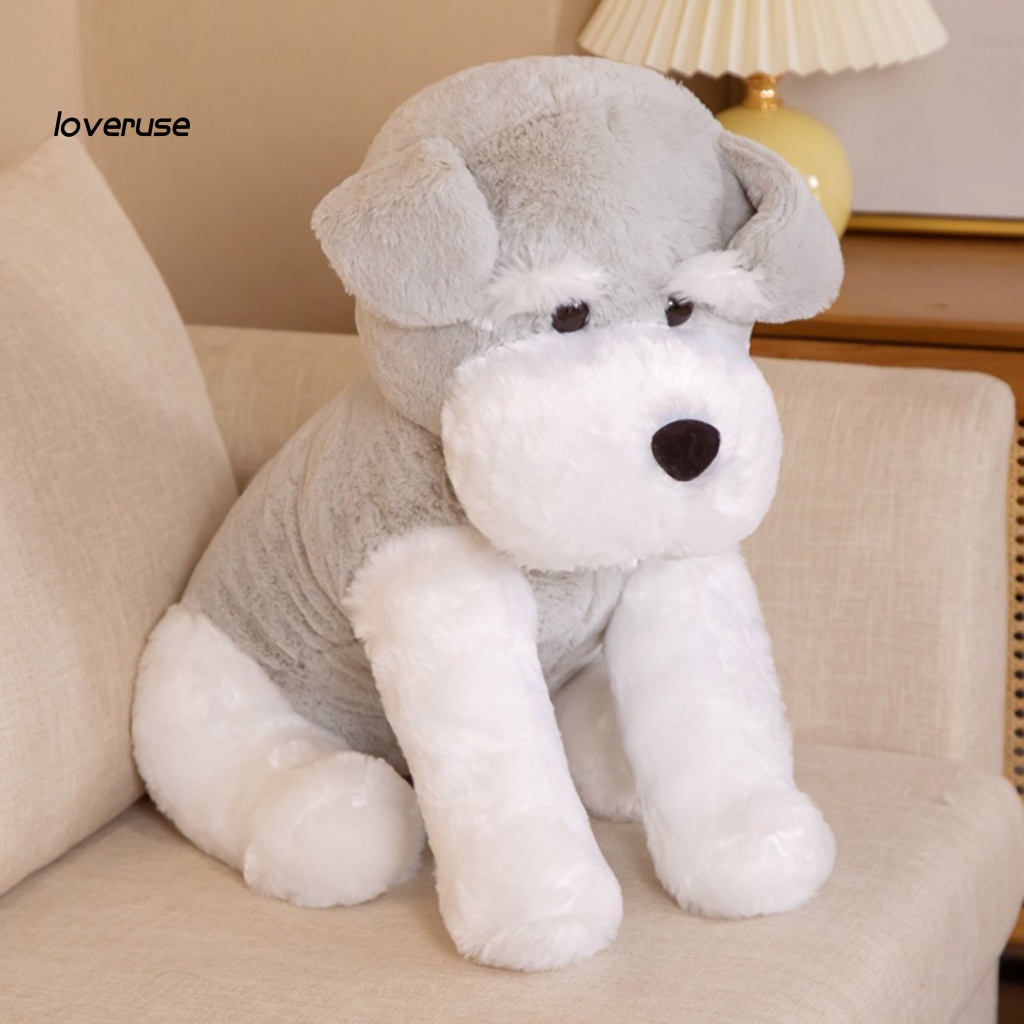 Búp Bê Nhồi Bông Hình Em Bé Schnauzer Dễ Thương