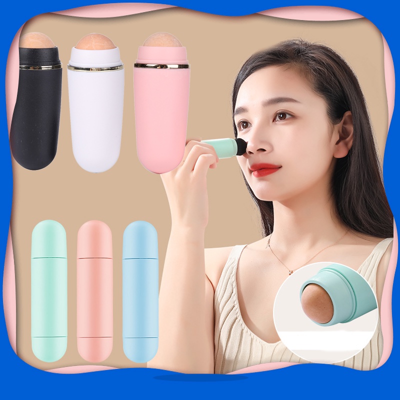 Kem Nền Dạng Con Lăn Kiềm Dầu 2 Trong 1 Với Đá Núi Lửa Tự Nhiên