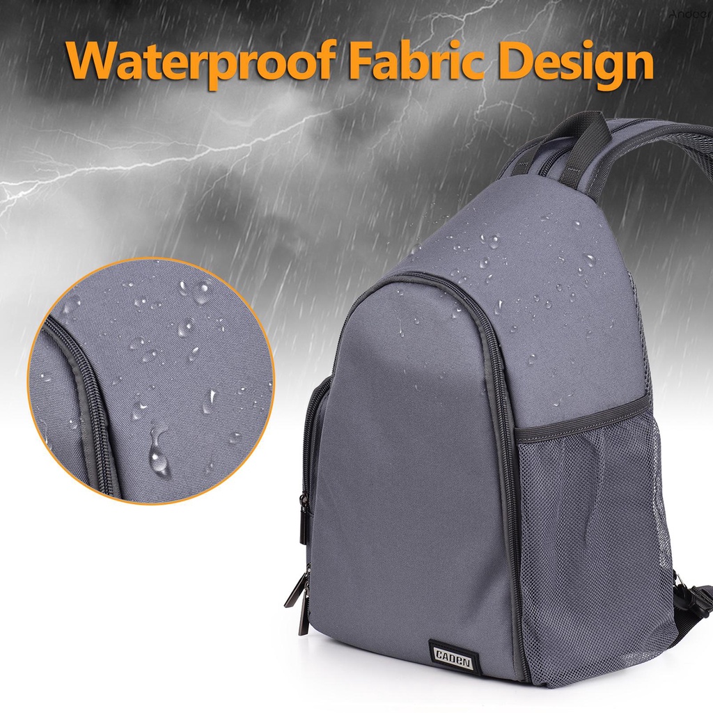 ✧ CWATCUN D17 Photography Camera Bag Backpack Double/ Single-shoulder Water-resistant DIY Customized Inner Design for DSLR/SLR Mirrorless Cameras Lenses