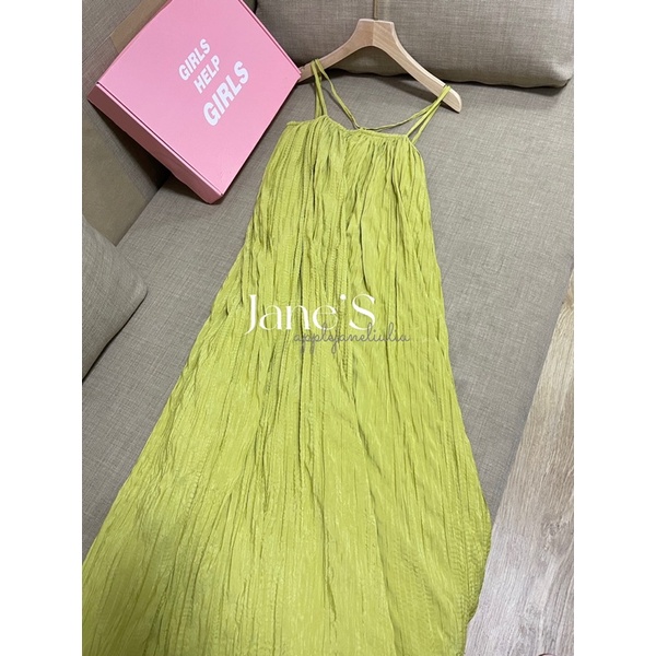 Jane Váy đi biển siêu hot tông mạ non cổ tích Ins ảnh thật cuối