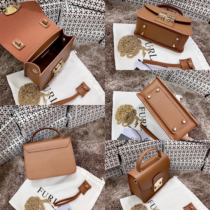 Túi chữ F có quai cầm size 18cm & 24cm full hộp cực xinh