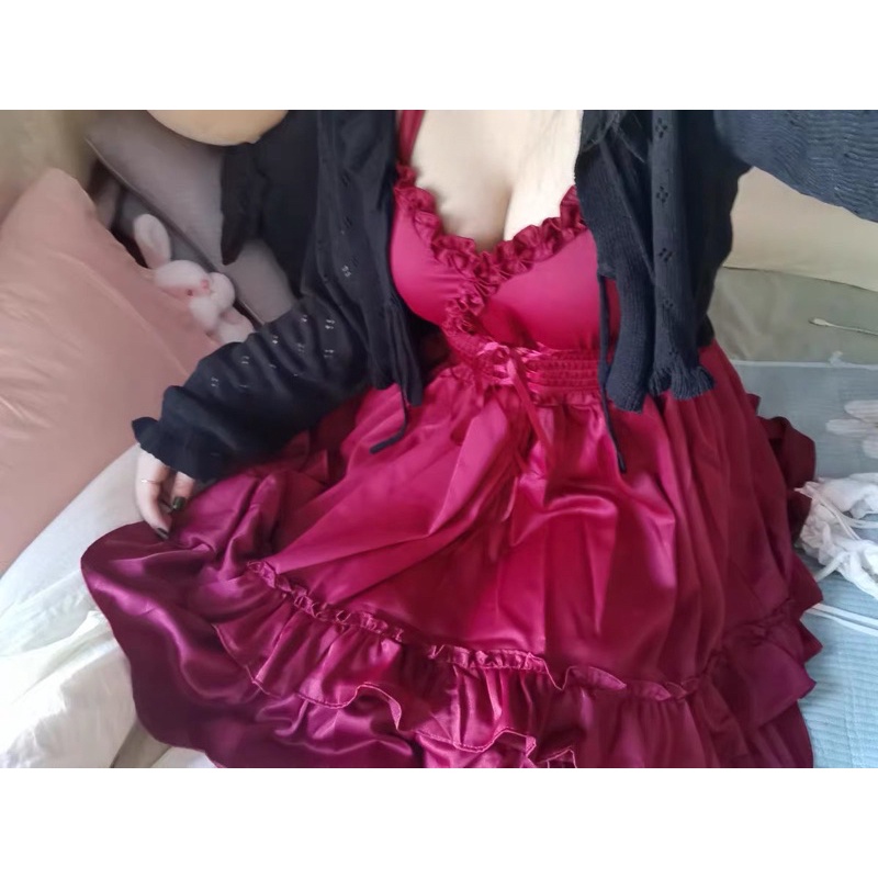 Váy/ Đầm Lolita Thắt Eo Siêu Xinh - Kèm ảnh thật, váy đầm công chúa,dự tiệc, tiểu thư, nàng thơ, sang chảnh