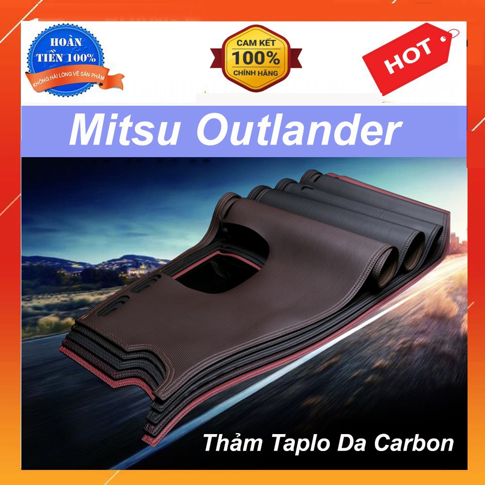 Thảm Taplo Da Carbon Xe Mitsu Outlander 2018 2019 2020