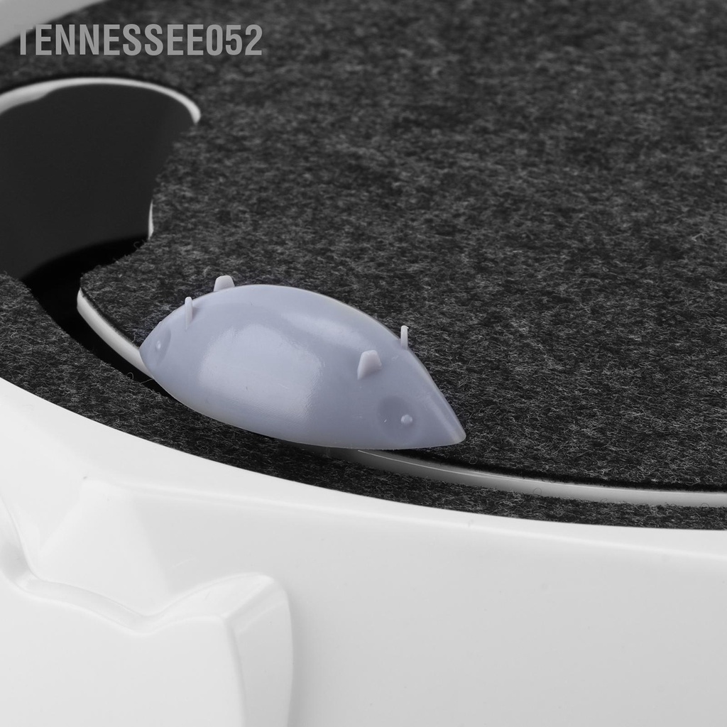 [Hàng Sẵn] Đồ chơi mèo điện có chuột chạy và tấm lót nỉ cho bài tập huấn luyện săn【Tennessee052】