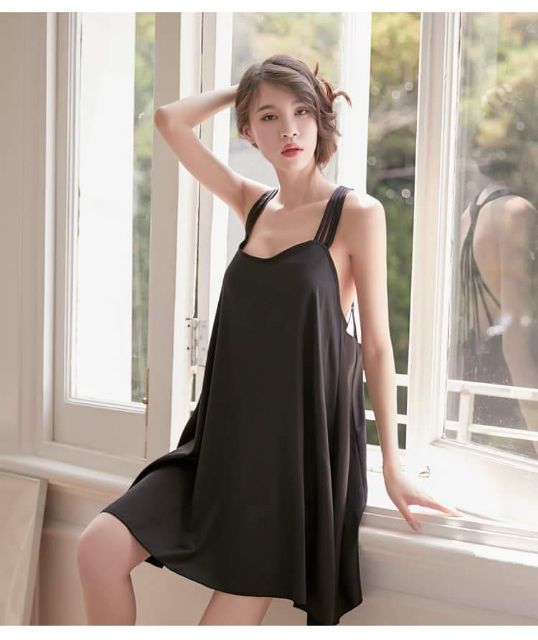 Váy ngủ phi bóng lưng dây kểu cái quạt,,,