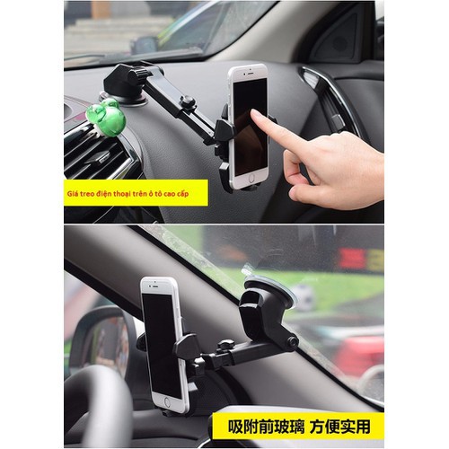 Kẹp đỡ điện thoại cổ dài tặng kèm dây đeo điện thoại
